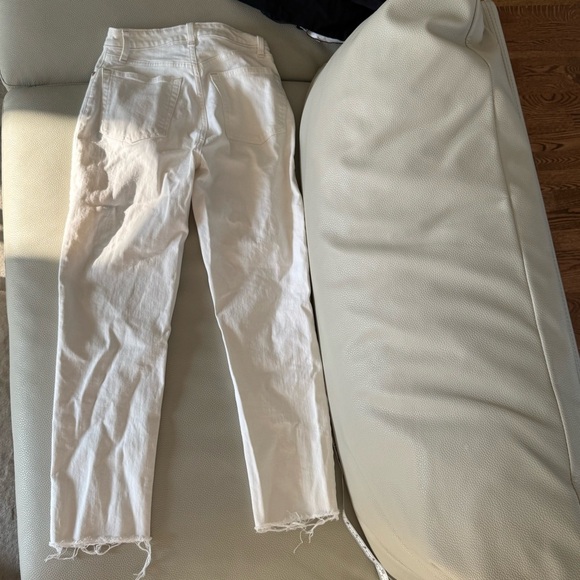 GAP Curvy Cheeky Straight white Denim Jeans size00/24 - Picture 4 of 7